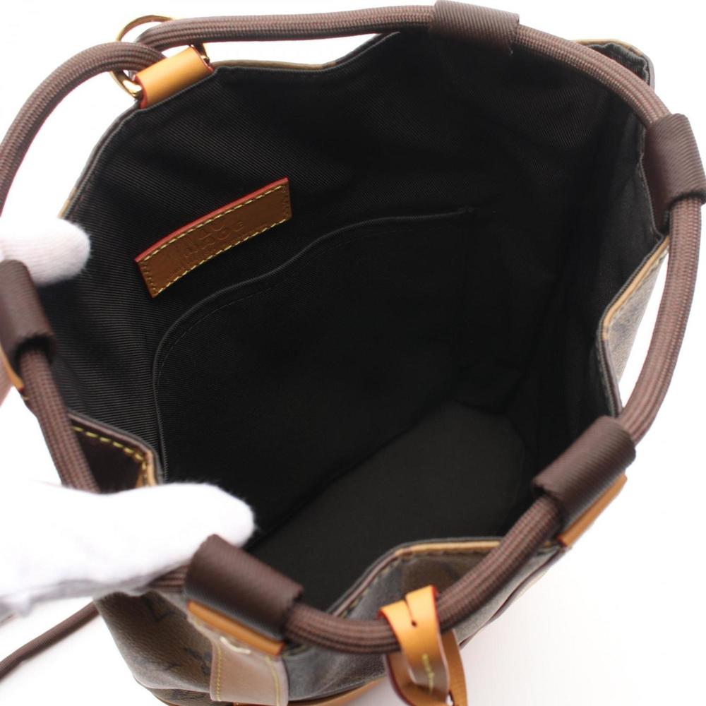 LOUIS VUITTON x NIGO Randonne Shoulder Bag Coated Canvas Leather Monogram Str... - Picture 4 of 9